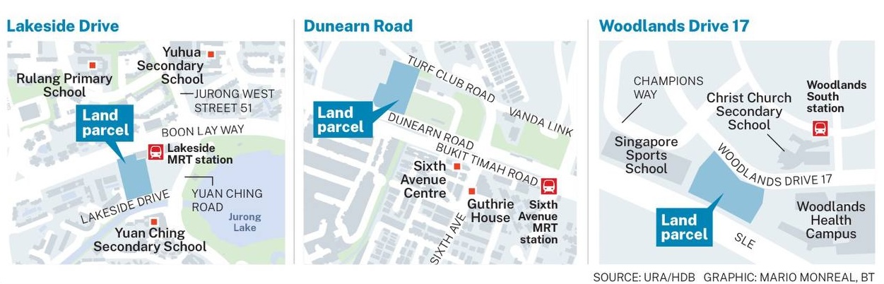 Singapore Launches Three Key Residential Sites in Jurong Bukit Timah and Woodlands Singapore Launches Three Key Residential Sites in Jurong Bukit Timah and Woodlands
